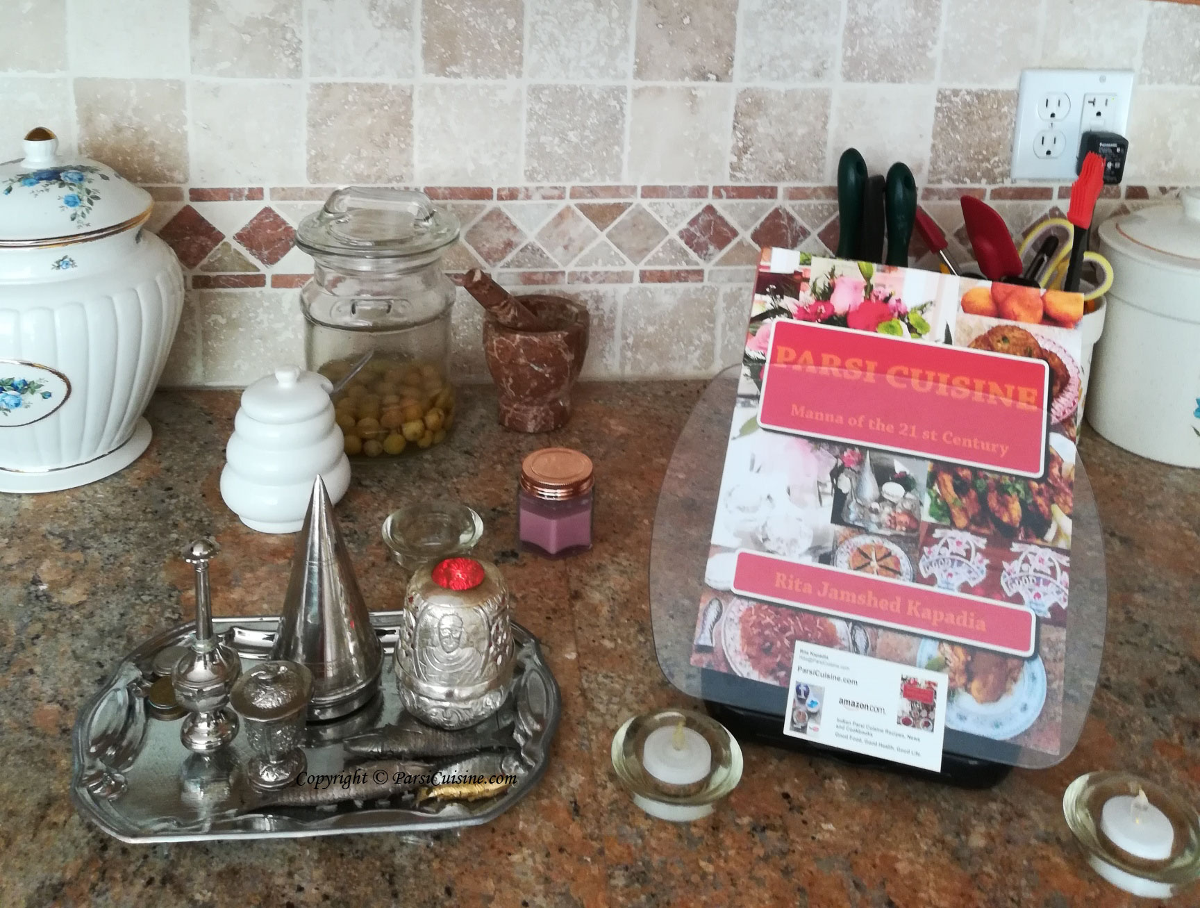 Cookbook: "Parsi Cuisine Manna of the 21st Century” by Rita Jamshed Kapadia